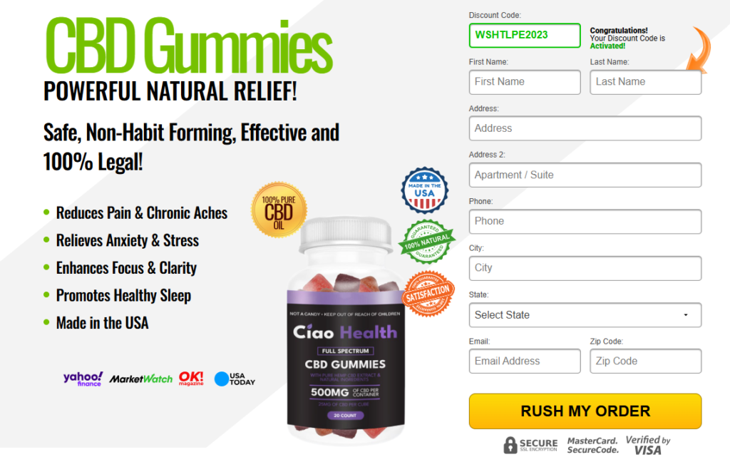 Ciao Health CBD Gummies Buy